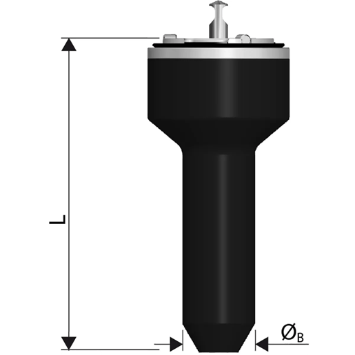 Probe Body (Aluminium / L = 50 mm)