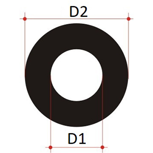 Target D1=2 mm white uncoded (1000 pc.) (R)