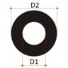 Messmarke D1=2 mm weiß uncodiert (1000 St.) (R)