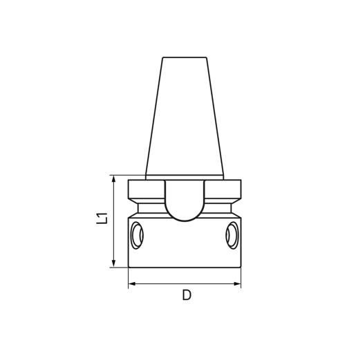Taper Shank JIS BT30