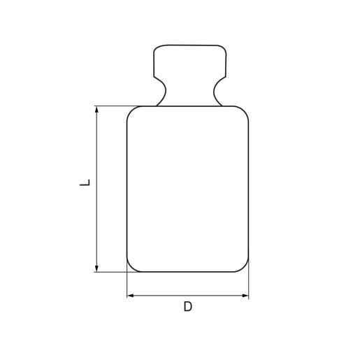 Probe Extension (L = 100 mm / 3.94")