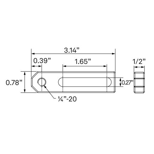 Slider Block (1/4”-20)