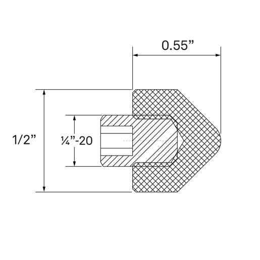Resting Cone (1/4"-20)