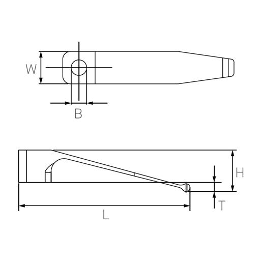 Tension Clamp (L = 66 mm)
