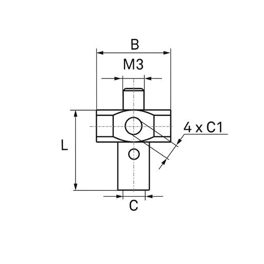 M3-Styli Holder 5-way (SS-L13)