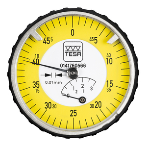 Analogue Dial Gauge, Ø40, back plunger, 3 mm, 0.01 mm